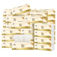 清风 原木抽纸100抽24包 餐巾纸卫生纸 可湿水面巾纸 整箱